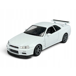 Welly Nissan Skyline Gt-r R34 Biały 1:24 Nowy