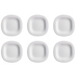 Talerz Deserowy 6x 19 cm Carine Luminarc szare