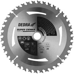DEDRA HA16540 Piła tarczowa Super Thin tarcza