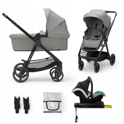 Wózek Wielofunkcyjny 4w1 Kinderkraft Newly Spacerówka Fotelik Minkpro