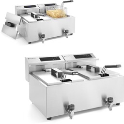 Frytownica frytkownica z panelem cyfrowym Mastercook z kranem