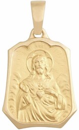 Złoty Medalik Pełny Szkaplerz pr 585