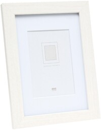 Deknudt Frames Ramka na zdjęcia z passe-partout, biała,