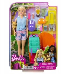 Barbie Malibu Na Kempingu Lalka+akcesoria