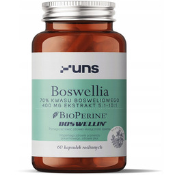 Suplement diety, BOSWELLIA + BIOPERINE 60 vege kaps.