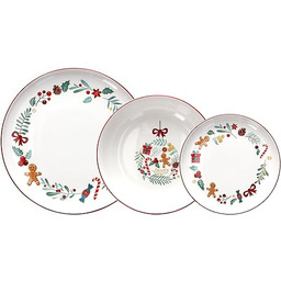 Tognana Carol 12-częściowy zestaw naczyń porcelanowych, wielokolorowy