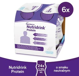 Zestaw 6x Nutridrink Protein smak neutralny, 4x125ml