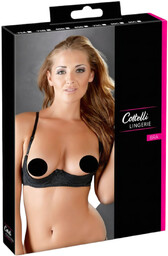 Cottelli - Podstawowy biustonosz push-up (czarny) - 75B
