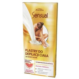 JOANNA SENSUAL Żelowe plastry do depilacji ciała
