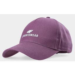 Czapka z daszkiem strapback uniseks 4F 4FWSS24ACABU266-60S Czerwony