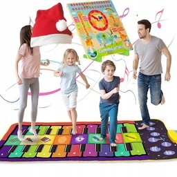 Mata Muzyczna Interaktywna Taneczna Pianinko Nagrywanie Keyboard Gra