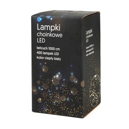 Eurofirany Lampki choinkowe 1000 cm 400 LED białe