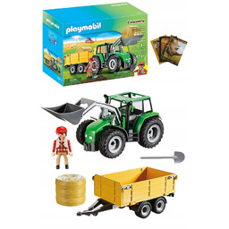 PLAYMOBIL COUNTRY FARMA 9317 TRAKTOR Z PRZYCZEPĄ zestaw
