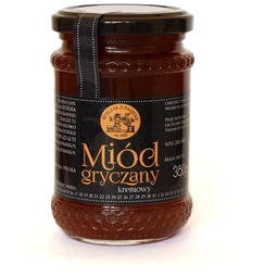 Miód kremowy gryczany 380g SPECJAŁ Z PASIEKI