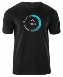 Koszulka męska Elbrus Loreto - czarna, Rozmiar XL