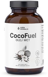 Coco Fuel, Olej MCT 2000 mg, Aura Herbals,