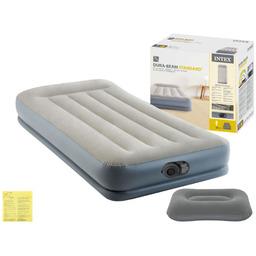 Materac Dmuchany Jednoosobowy 99x191x30 Intex 64116ND z Pompką