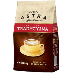 Kawa Astra Łagodna Tradycyjna mielona 500g