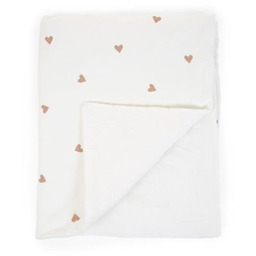 Childhome Kocyk 80 x 100 cm Jersey Hearts