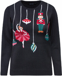 esmara Sweter świąteczny damski XXL, z LED