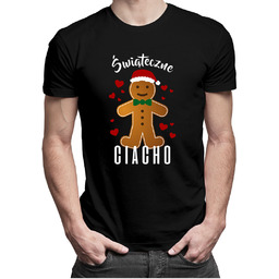 Świąteczne ciacho - męska koszulka z nadrukiem
