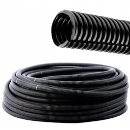 Rura Karbowana Techniczna Peszel Samochodowy Pe-m 20 Czarna