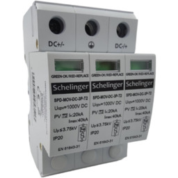 ogranicznik przepięć 3P DC 1000V klasy T2 Schelinger