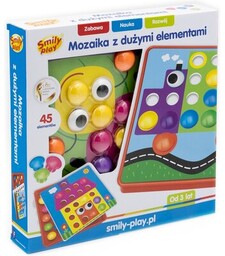 SMILY PLAY Zabawka edukacyjna Guziczkowa Mozaika SP82925