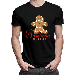Świąteczne ciacho v2 - męska koszulka z nadrukiem