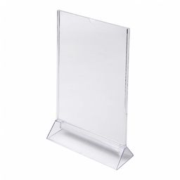 Stojak informacyjny typu T A4 pionowo plexi odlewany