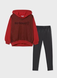 Mayoral 7729 Komplet Bluza Leginsy Eko Skóra r.152