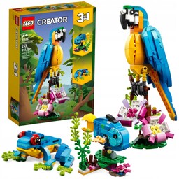 LEGO CREATOR 31136 EGZOTYCZNA PAPUGA RYBA ŻABA KLOCKI+eKATALOG