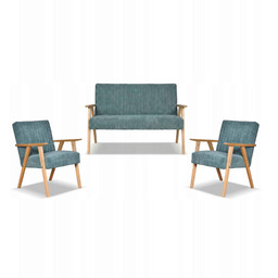 Zestaw mebli PRL retro SOLER sofa fotele Family