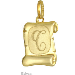 Zawieszka złota literka C pr.585