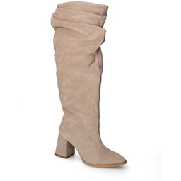 Kozaki Flisella 4228 Cappuccino zamsz