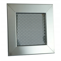 Kratka wentylacyjna metalowa z siatką 100x100