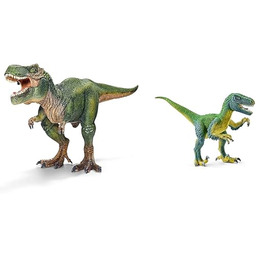 Schleich 14525 Dinozaury Tyrannosaurus rex & Schleich 14585