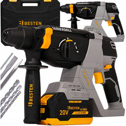 Wiertarka Młotowiertarka Akumulatorowa Młot Udarowy Mocna Sds+ 2xAKU