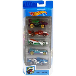 Hot Wheels Zestaw pojazdów Zestaw prezentowy DJG23 (5