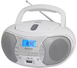 Sencor SPT 2700WH Bluetooth Biały Radioodtwarzacz CD