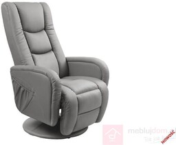 Fotel recliner PULSAR Halmar Popielaty