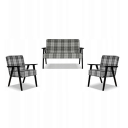 Zestaw mebli PRL retro SOLER sofa fotele Family