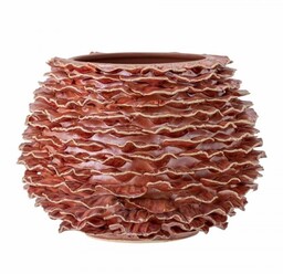 Bloomingville MORWEN Ceramiczny Wazon do Kwiatów 22 cm