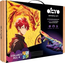 Okto Manga Fire / 3D Malowanie Gliną Powietrzną