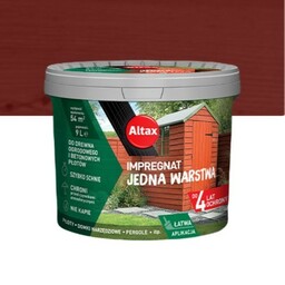 ALTAX Impregnat Jedna Warstwa 9L mahoń do drewna