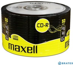 Maxell płyta cd-r 700MB 52x szpindel 50 szt
