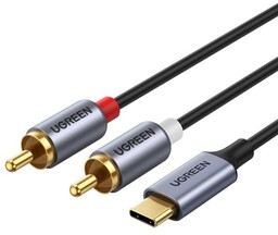 UGREEN CM451 Kabel USB-C do 2x RCA (Cinch)