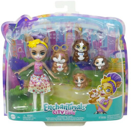 Lalka Enchantimals Rodzina świnki morskie Glee Guinea