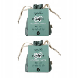 Myjki Bambusowa w woreczku 2x5szt Zestaw Pielęgnacja Twarz