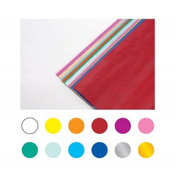 Bibuła Gładka 12 Kolorów (5Szt) Fiorello, Fiorello